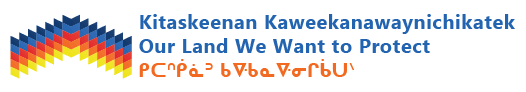 The tri-colour logo with the Kitaskeenan Kaweekanawaynichikatek title.