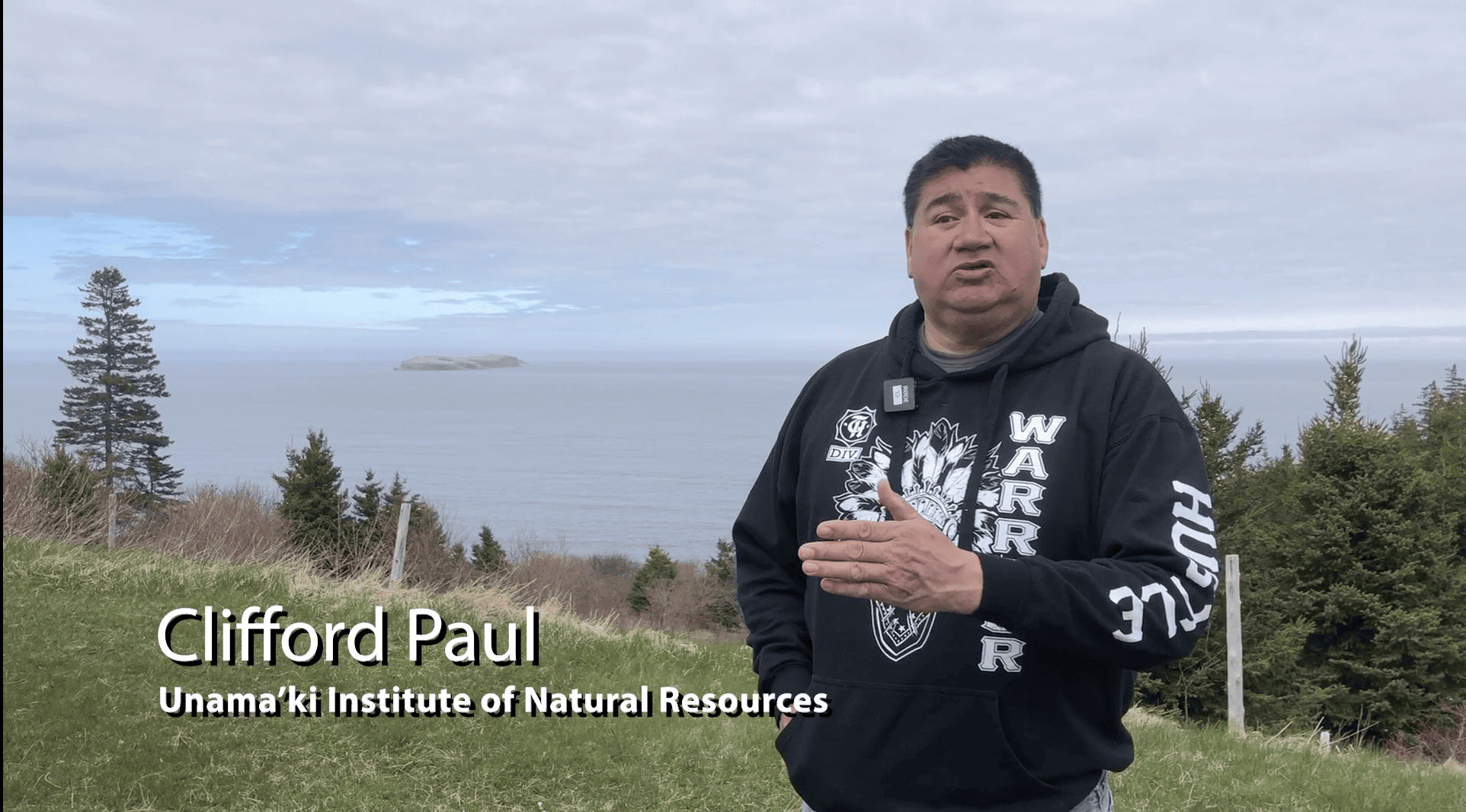 Clifford Paul works for the Unama'ki Institute of Natural Resources