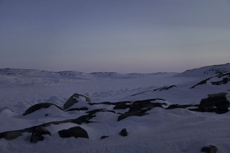 Landscape outside of Kangiqsualujjauq, Nunavik